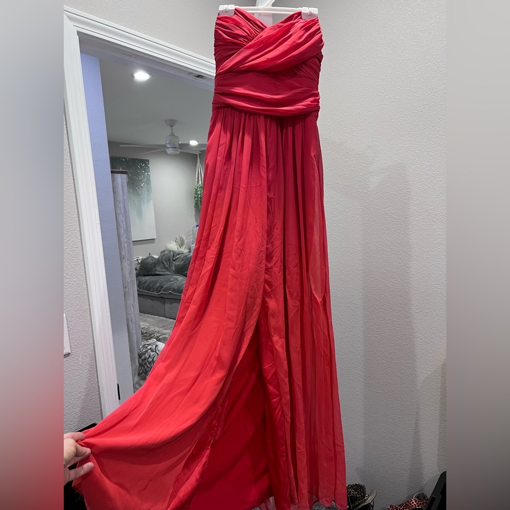 Dessy Collection Strapless Bridesmaid / Prom Dress